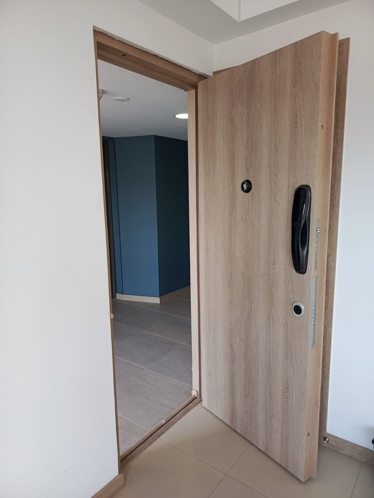 Puerta y carpintería instalada en apartamento reformado